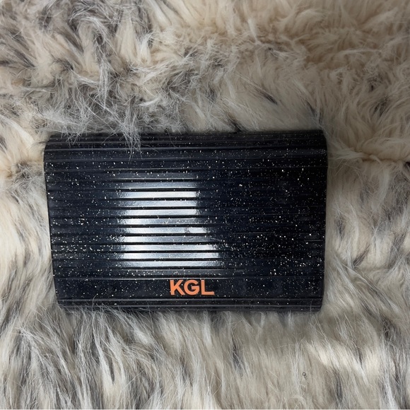 Kurt Geiger London Crystal Embellished Party Envelope Clutch.